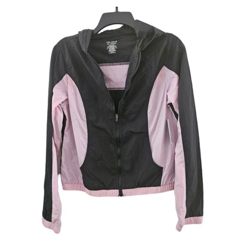 Tek Gear Windbreaker‎ Pink Black Girls 18-20 XL